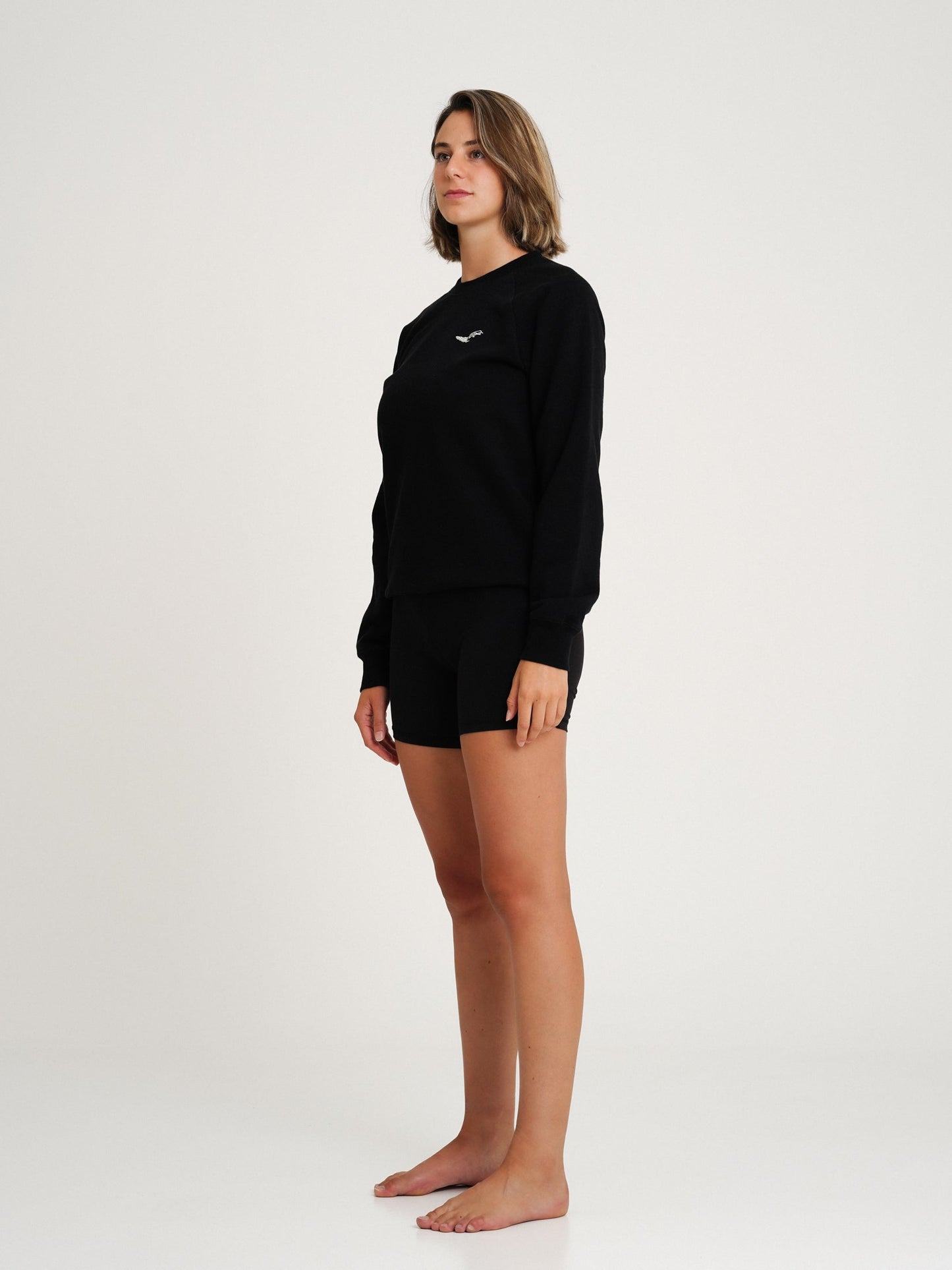 Lift Sweatshirt - Black & Ecru